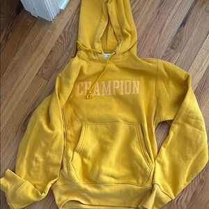Champion Yellow Hoodie
